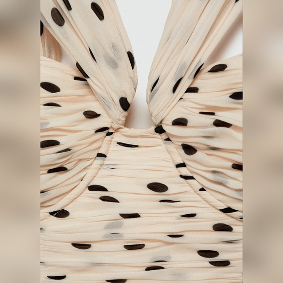 Mango Draped top with corset neckline - Picture 5 of 7